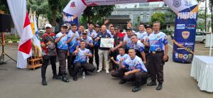 Foto Juara 2 Gerak Jalan HUT 45 Satpam