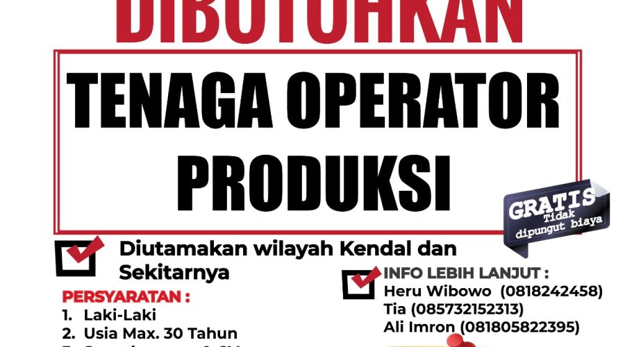 lowongan kerja di Kendal