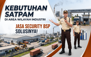 Satpam di Area Wilayah Industri