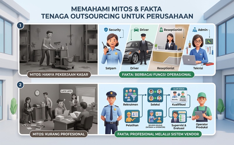 mitos dan fakta tenaga outsourcing